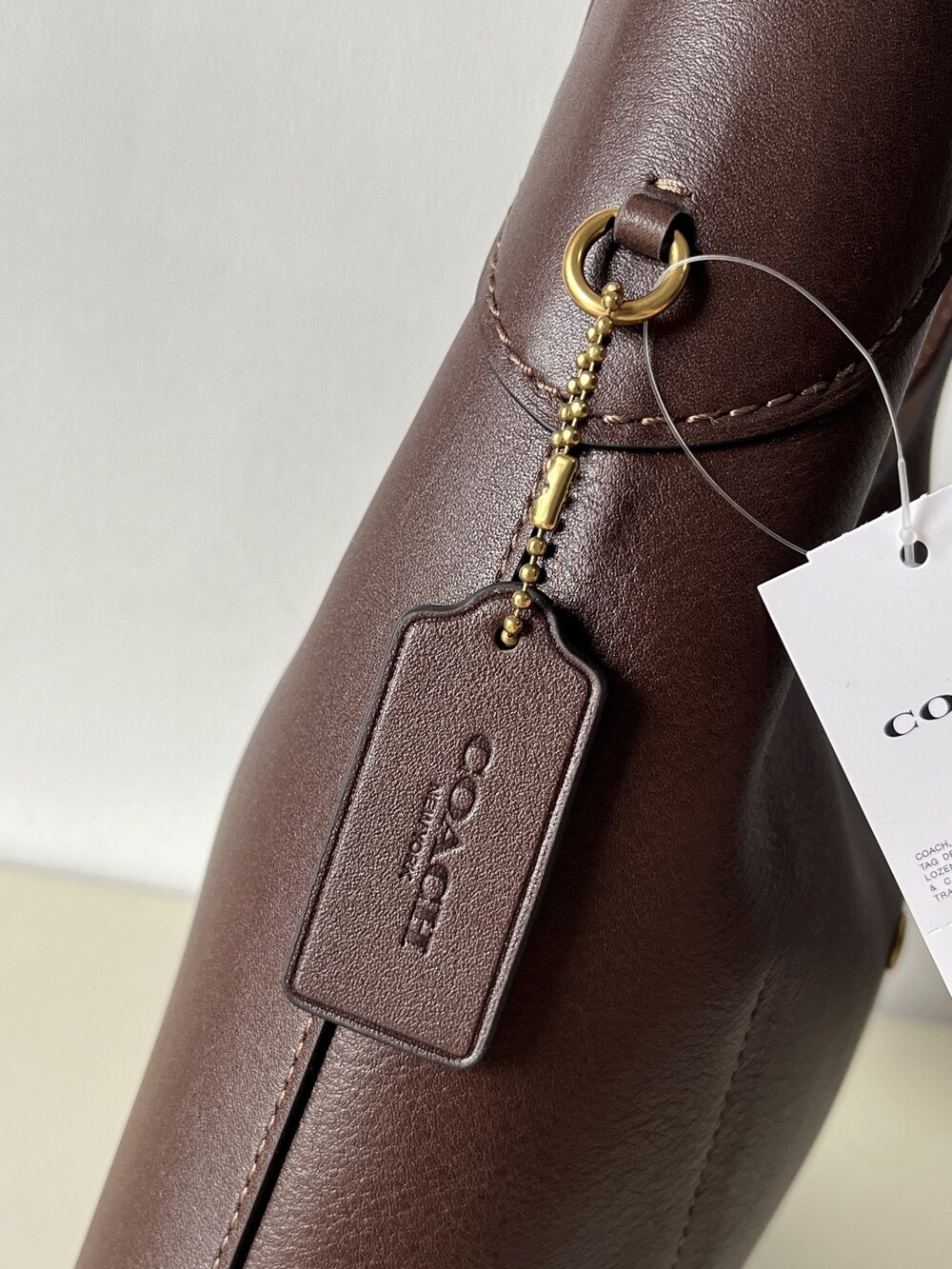 COACH Maple Leather Shoulder Bag - Picture 5 of 9